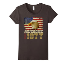 Awesome Since 1977 American Flag 40th Birthday 40 Years Old