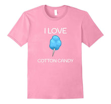 I Love Cotton Candy Tshirt - Blue Floss Sugar Snack T-Shir