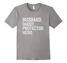 Mens Husband Daddy Protector Hero T-Shirt Father's Day Gifti
