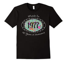 40th Birthday Gifts for Her Woman 1977 40 Bday Gift Tshirt
