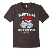 16th Yr Anniversary T-Shirt Coffee Couple Since 2001 Shirt