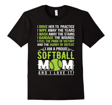 I Am a Proud Softball Mom and I Love It T-Shirt