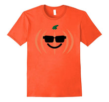 Halloween Smiling Face With Sunglasses Emoji Pumpkin T-Shirt