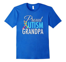 Men's Proud Autism Grandpa T-Shirt