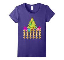 Cute Christmas Advent Calendar Emoji Ornament Gift T Shirt