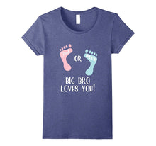 Gender Reveal TShirt - Pink or Blue Big Bro Loves You