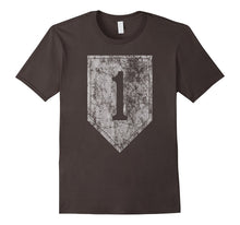 1st Infantry Division Patch Distressed T Shirt- Men Women