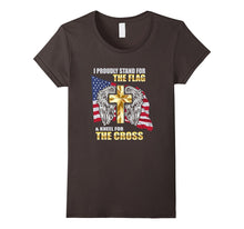 I Proudly Stand for the Flag and Kneel for the Cross T-Shirt