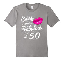 50th Birthday Gift Tshirt Sassy and Fabulous 50 Year Old Tee
