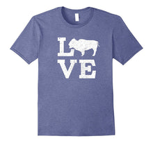 I Love Bisons Buffalos T-Shirt Funny