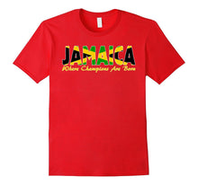 Jamaica Tshirt Where Champions Are Born Jamaican Flag Tee