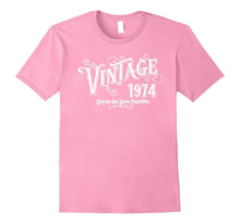 1974 Vintage Age Birth Year Print Graphic T Shirt