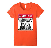 Halloween Funny New York T Shirt Candy Robber