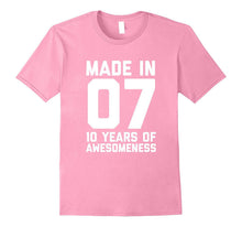 10th Birthday Shirt Gift Age 10 Year Old Boy Girl Tshirt Tee