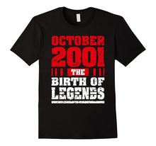 Made in October 2001 16 Years Old Cool Birthday Gift T-Shirt