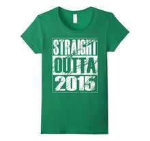 Funny Straight Outta 2015 2nd Birthday T-Shirt Vintage Gift