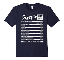 Scorpio Guy Facts T-Shirt Born in November Birthday Gifts