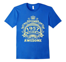 September 1957 60 Years of Being Awesome T-Shirt