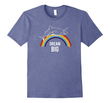 Funny Tee - Shark Unicorn Rainbow - Dream Big T-Shirt