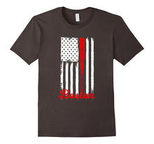 Boston Baseball American Flag T-Shirt - Boston Baseball Fans