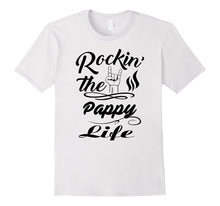 Mens Rockin the Pappy Life T-Shirt Grandparents Day Great Gift