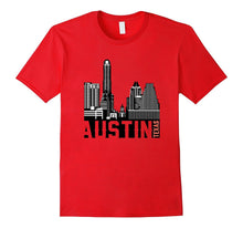 Austin T-Shirt Texas Tee-Shirt Texan City Skyline Jersey