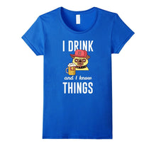 Funny Oktoberfest 2017 I Know Things Pug Graphic Dog T-Shirt