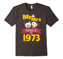 44th Wedding Anniversary T-Shirt 44 Year Mr & Mrs Since 1973