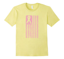 Breast Cancer Awareness Month - Pink Flag T-Shirt