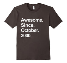Awesome Since October 2000 Shirt 17th Birthday Gifts TShirt