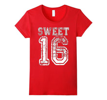 16th Birthday Shirt Gift Sweet Sixteen 16 Vintage Varsity