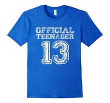 Official Teenager T Shirt - Funny 13th Birthday Girls Boys