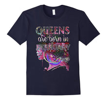 February Queens, Colorful Birthday T-Shirt