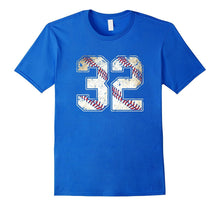 #32 Baseball Jersey Number 32 Retro Vintage T-Shirt