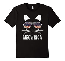 "Meowrica" Patriotic Cat T-Shirt
