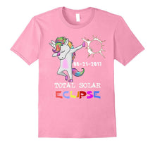 August 21 Solar Total Eclipse Funny Dabbing Unicorn T Shirt