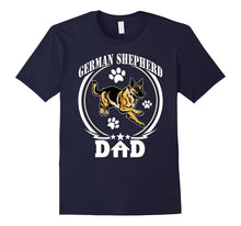 German Shepherd Dad T-Shirt Gift for Fathers Day 2017 Dog