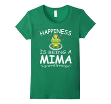 Happiness Is Being a Mima With Frog Funny T-Shirt Gift