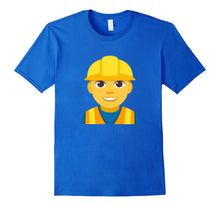 Emoji T-Shirt Construction Worker Emoticon Tradesperson
