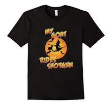 Goat Halloween Shirts - My Goat Rides Shotgun