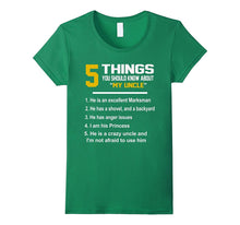 5 Things You Should Know About My Uncle T-Shirt
