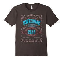 40th Birthday Gift Shirt Vintage Awesome Since 1977 40 Years