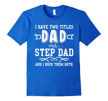 Mens World's Best Step Dad Parent T-Shirt