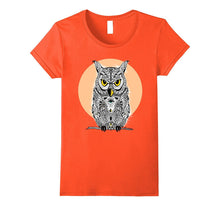 Owl Mandala Eye Pyramid Conspiracy Bird Humor T-Shirt