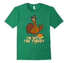 I'm With the Turkey Funny Halloween Matching T-Shirt