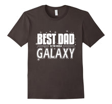 Best Dad in Galaxy Shirt Father's Day Tees Space