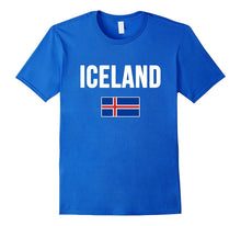 Iceland T-Shirt Icelandic Flag Tee Shirt