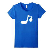 Stork Baby Emoji Shirt for Expecting Parent Mom Dad New Born