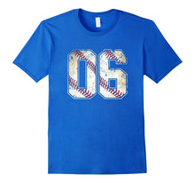 #06 Baseball Jersey Number 06 Retro Vintage T-Shirt