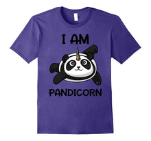Pandicorn Funny Panda Bear Cartoon Humor T-Shirt